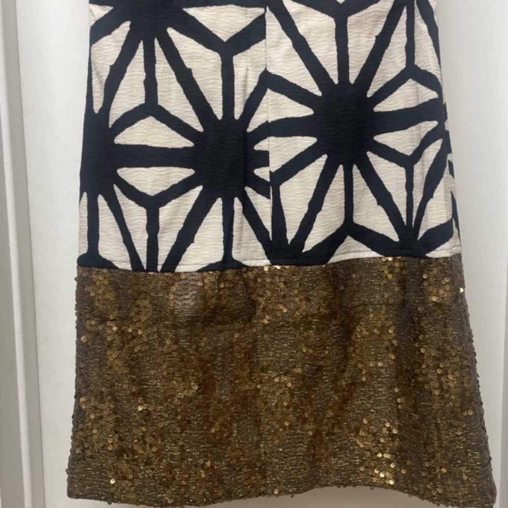 NWT Tabitha Anthro Karimata Dress Gold Sequin - Picture 12 of 12